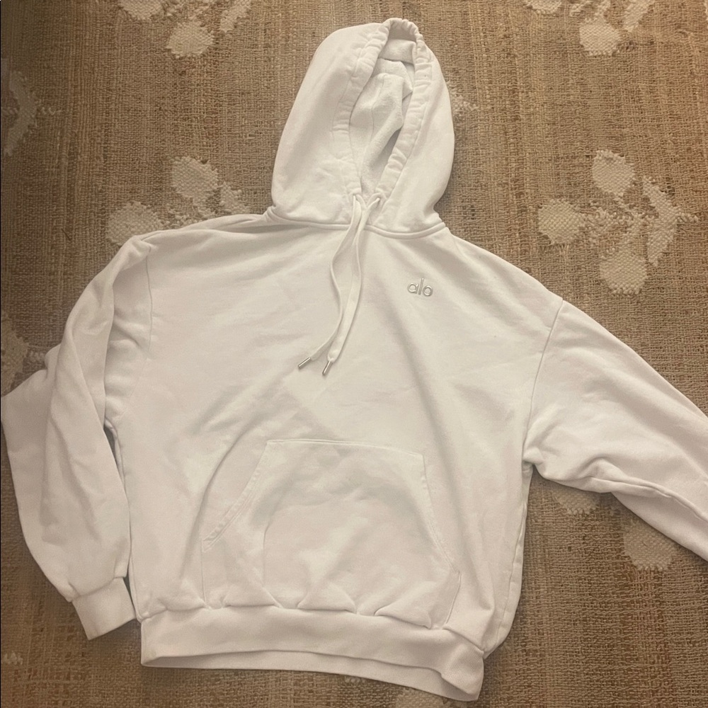 white alo hoodie